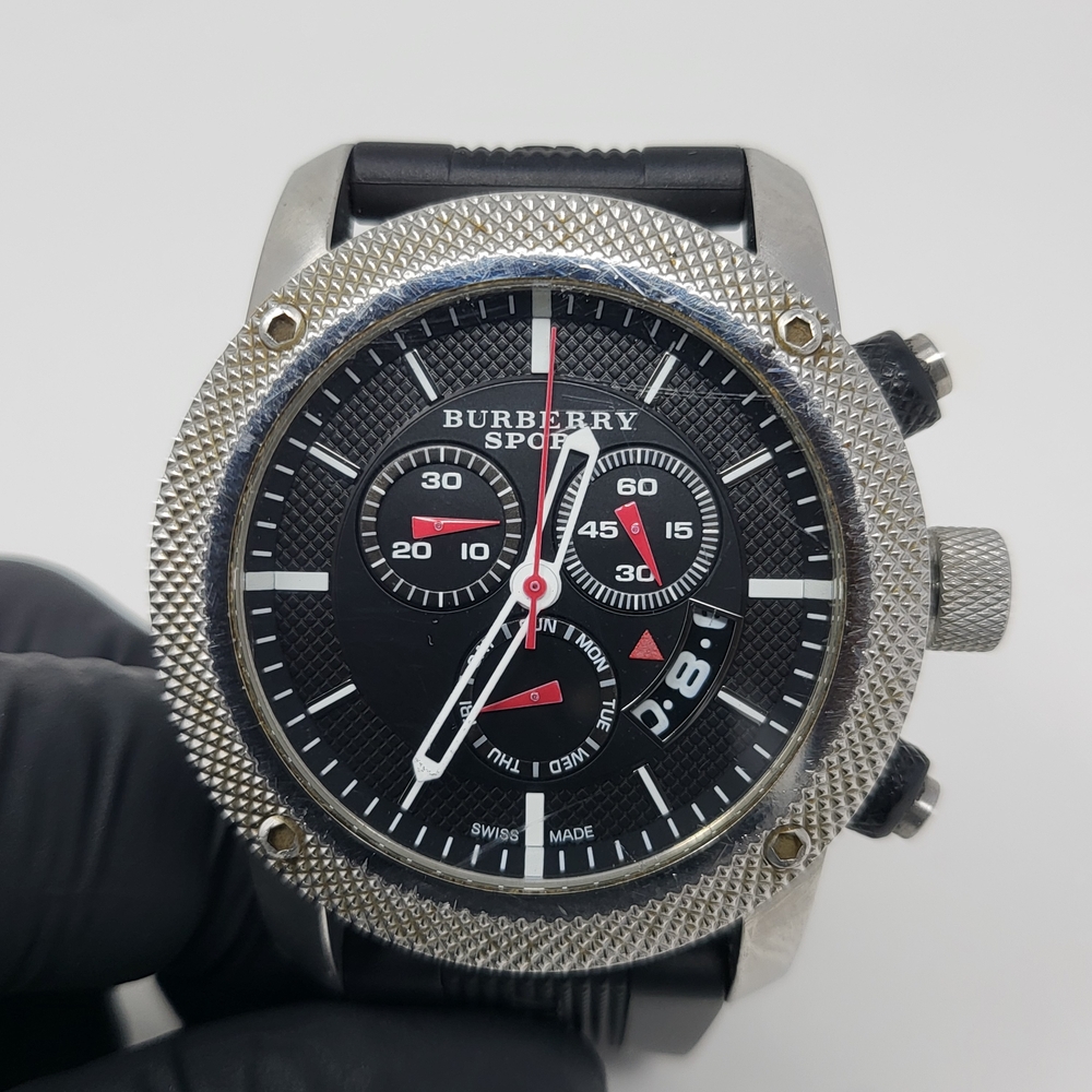 Burberry Sport Black Chronograph Watch